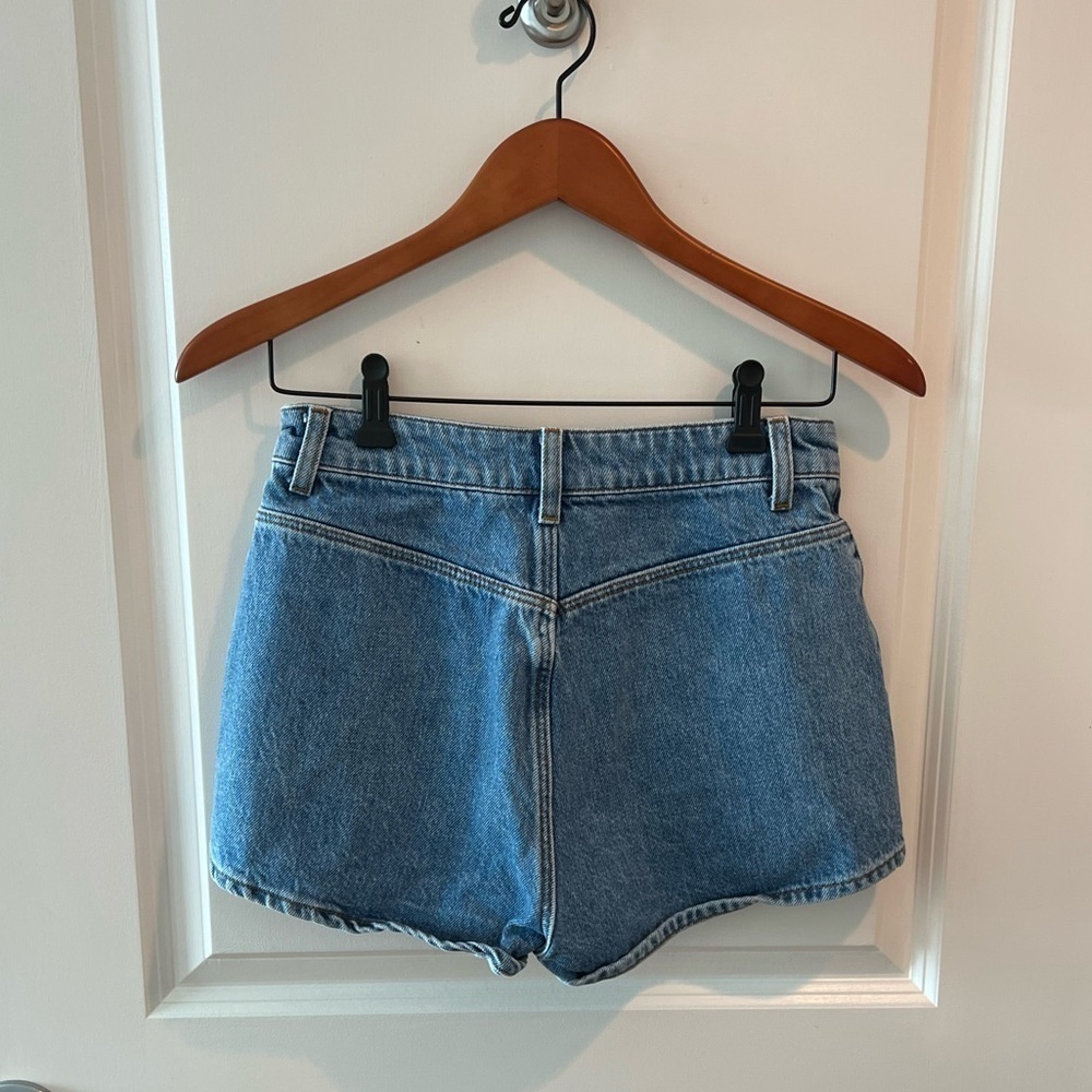 Sandro Paris Two-Toned Denim Shorts - Picture 6 of 13